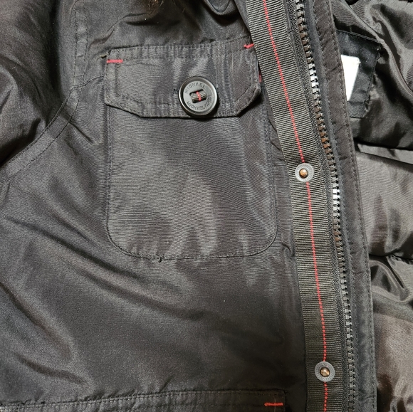 Michael Kors Faux Fur Hood Jacket Sz 5/6 Girls - Picture 8 of 10